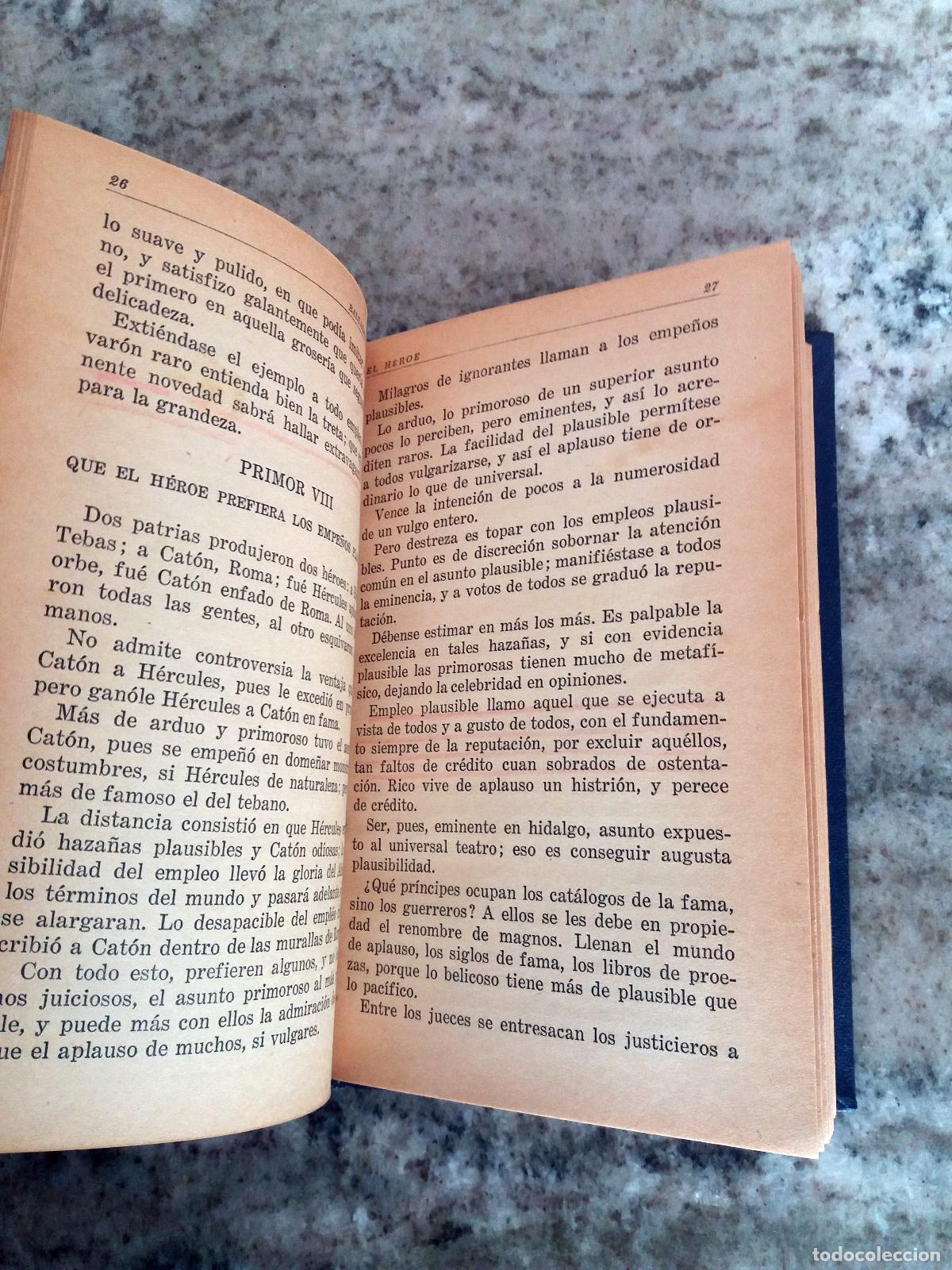 Libros: Baltasar Graci&aacute;n y Morales - EL HEROE. EL DISCRETO - Foto 12