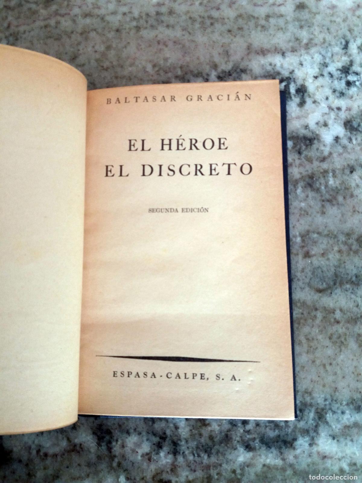 Libros: Baltasar Graci&aacute;n y Morales - EL HEROE. EL DISCRETO - Foto 13