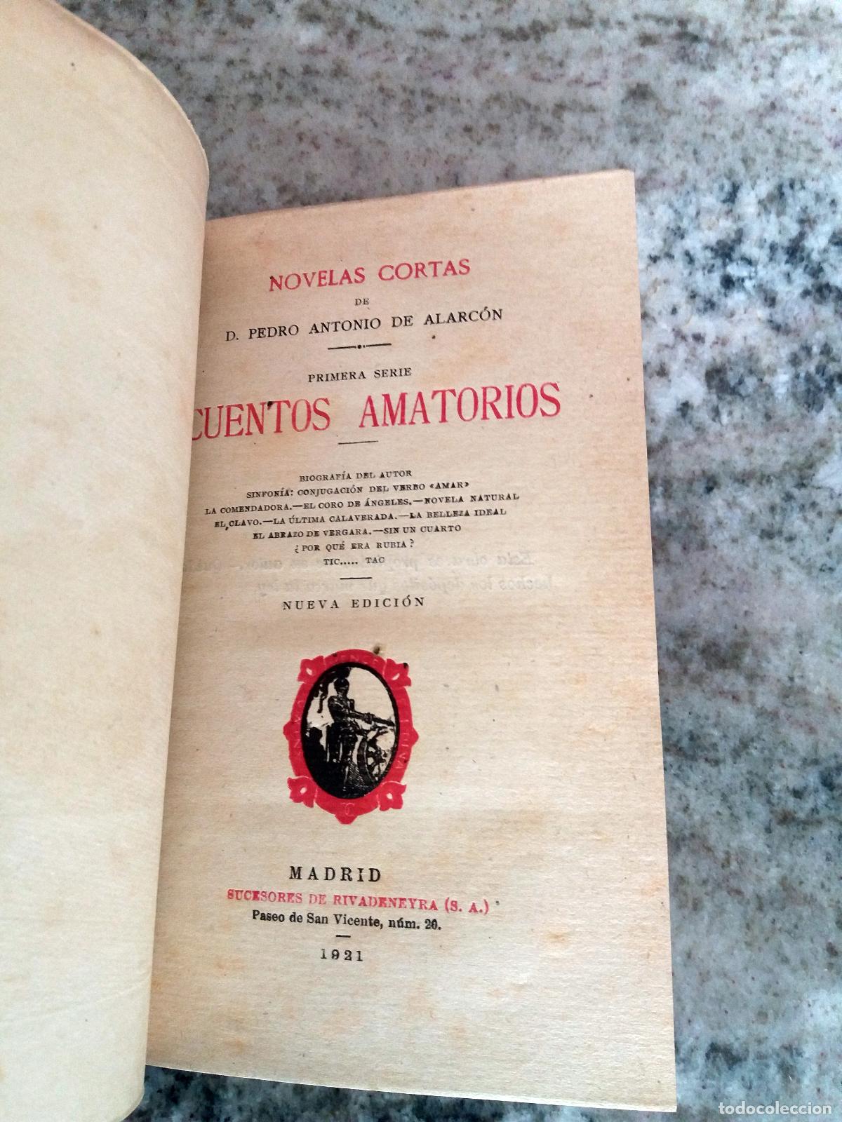 Libros: Pedro Antonio de Alarc&oacute;n - CUENTOS AMATORIOS - Foto 5
