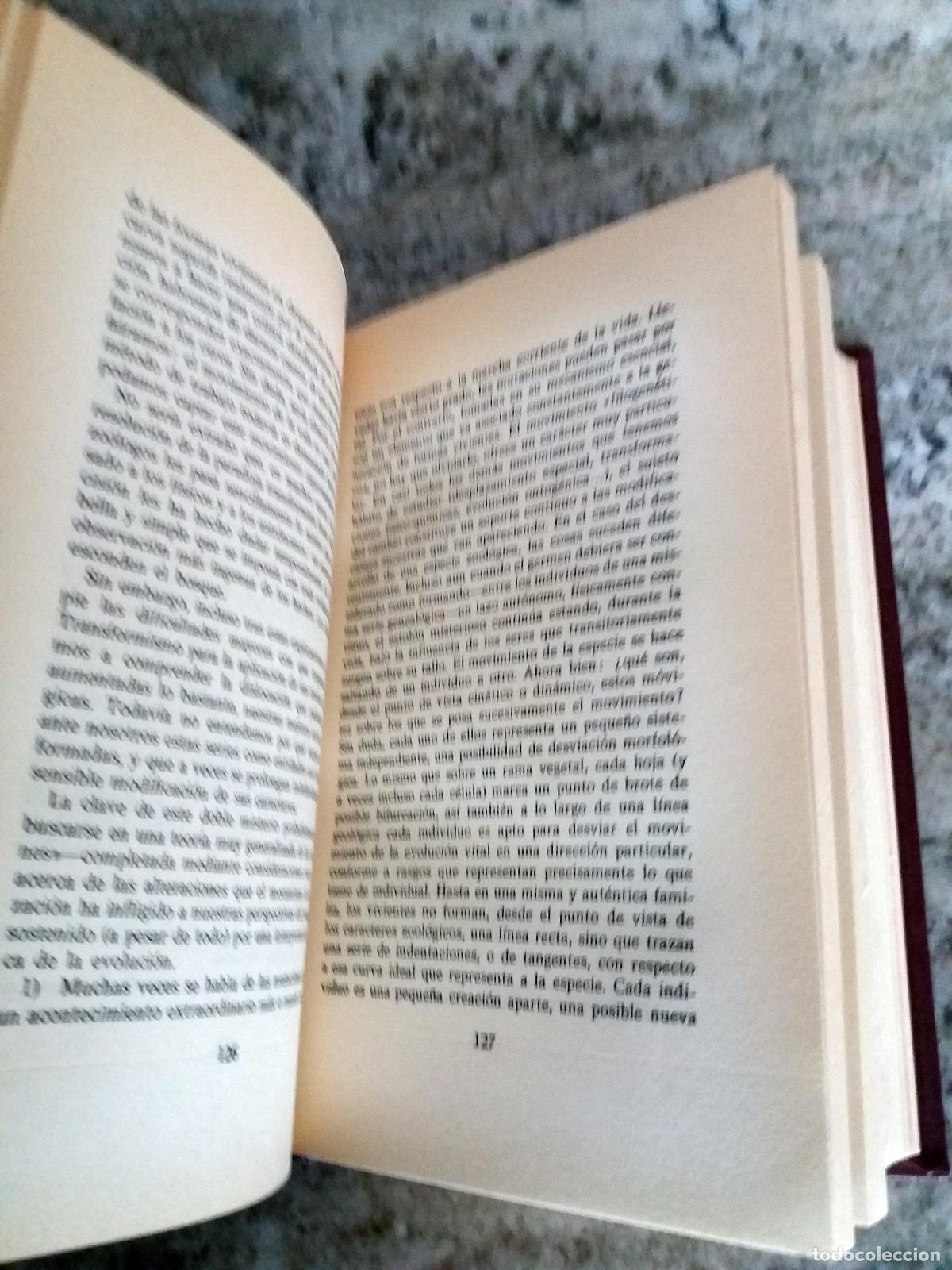 Libros: Teilhard de Chardin - LA VISION DEL PASADO + EL MEDIO DIVINO. En un Vol. - Foto 7
