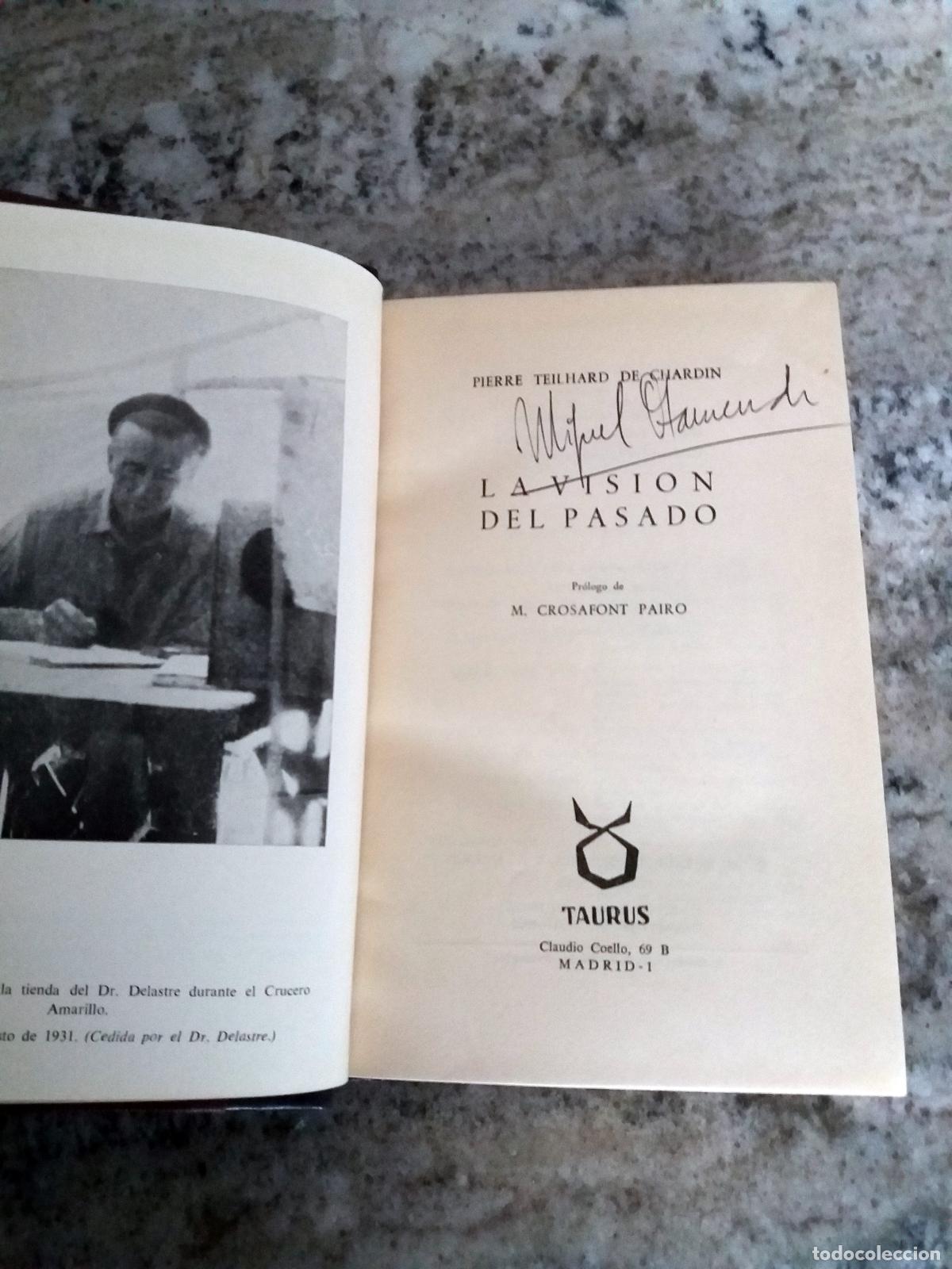 Libros: Teilhard de Chardin - LA VISION DEL PASADO + EL MEDIO DIVINO. En un Vol. - Foto 14