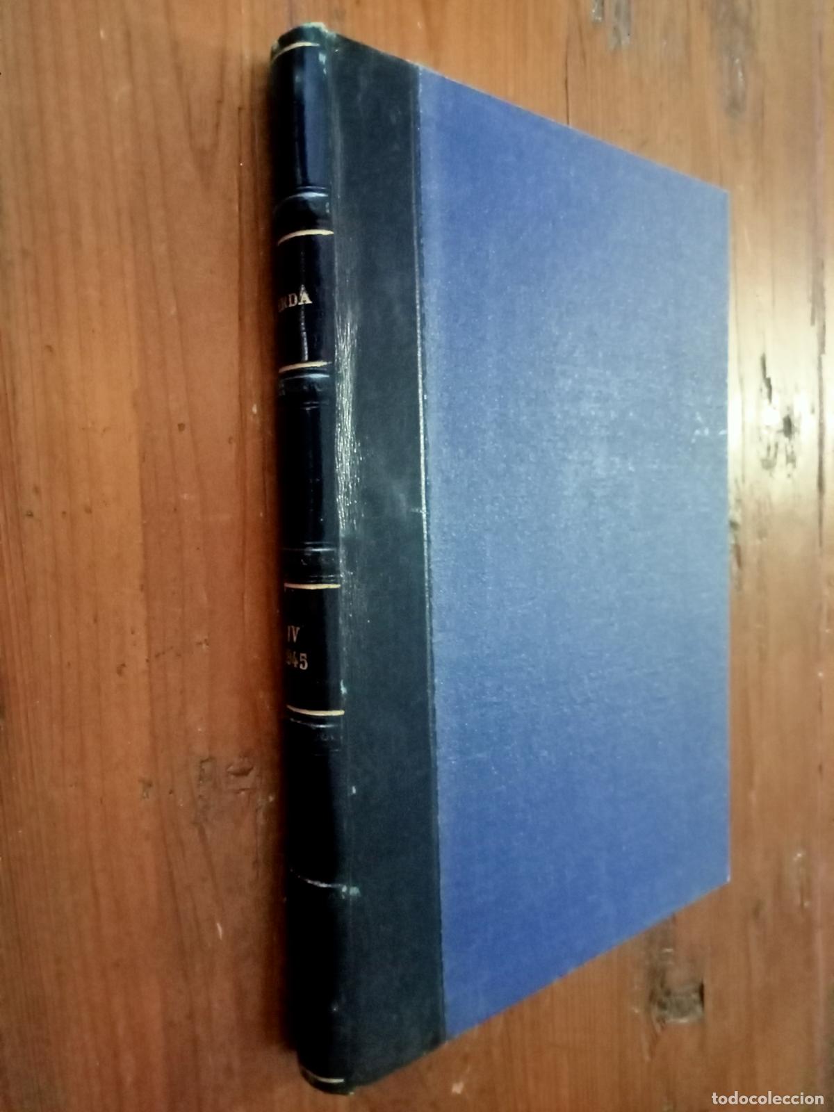 Livros em segunda m&atilde;o: vvaa - ILERDA. Fasc. &uacute;nico. Enero-Junio. A&ntilde;o III. n&ordm; IV. 1945