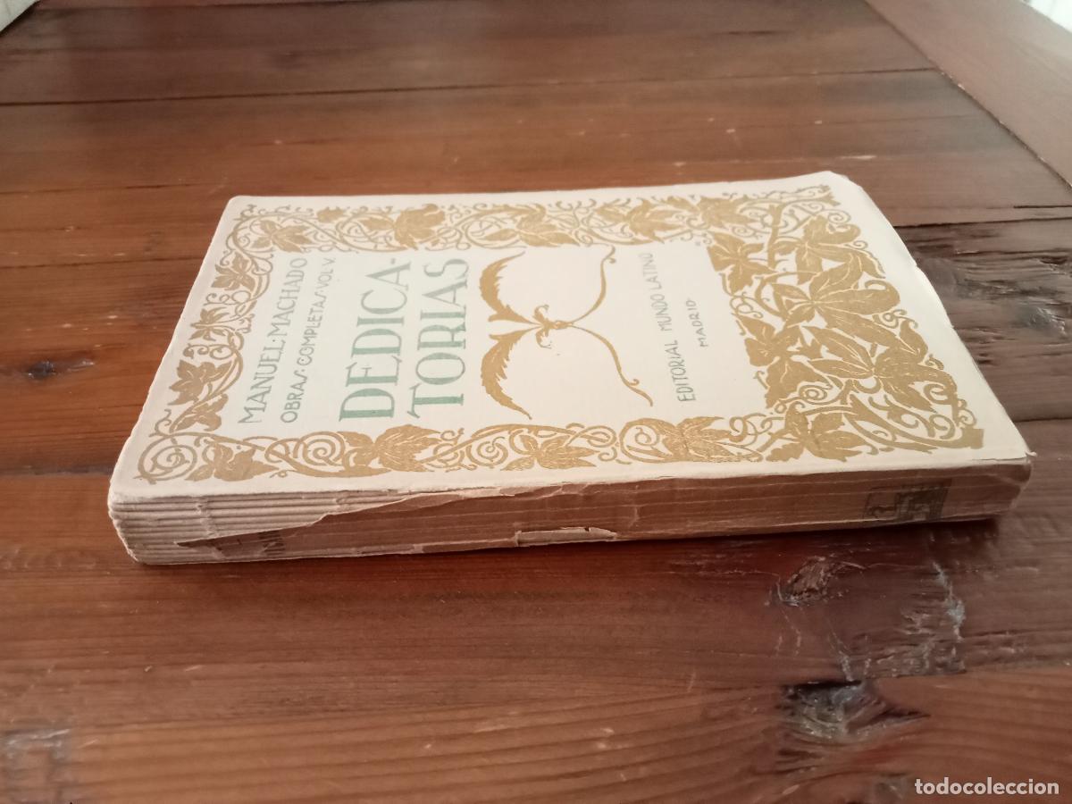 Libros: Manuel Machado - DEDICATORIAS - Foto 2