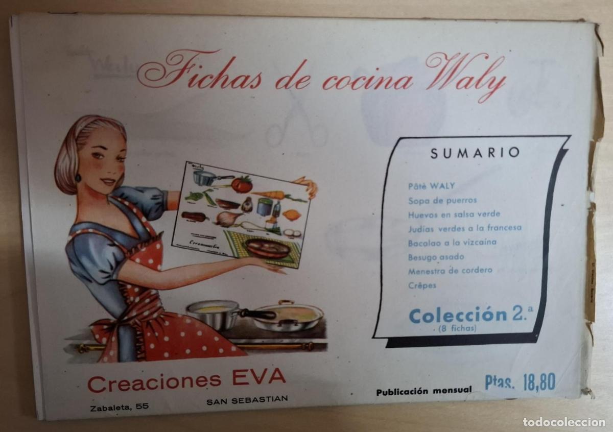 Libros: FICHAS DE COCINA WALY. COLECCI&Oacute;N 2&ordf; - Foto 1