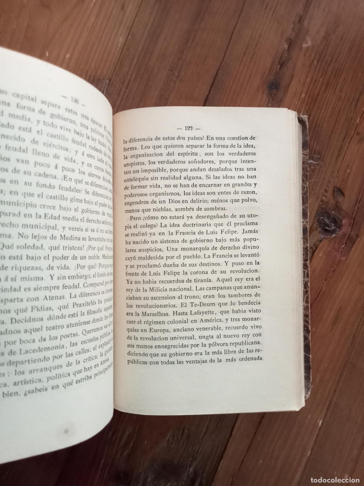 Libros: Emilio Castelar - LA F&Oacute;RMULA DEL PROGRESO + DEFENSA DE LA FORMULA DEL PROGRESO + DISCURSO LE&Iacute;DO EN L - Foto 4