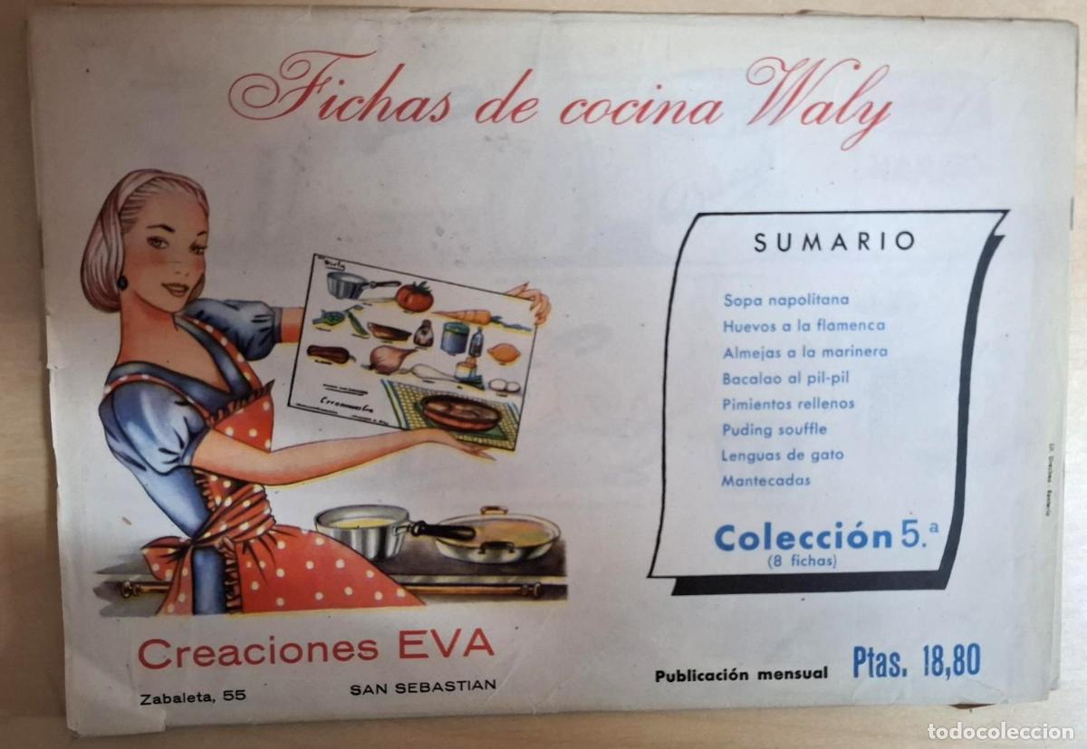 Libros: FICHAS DE COCINA WALY. COLECCI&Oacute;N 5&ordf; - Foto 1