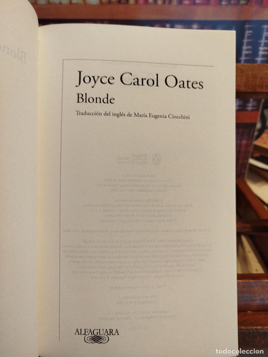 Libros: Blonde (1&ordf; edici&oacute;n) - Oates, Joyce Carol - Foto 4
