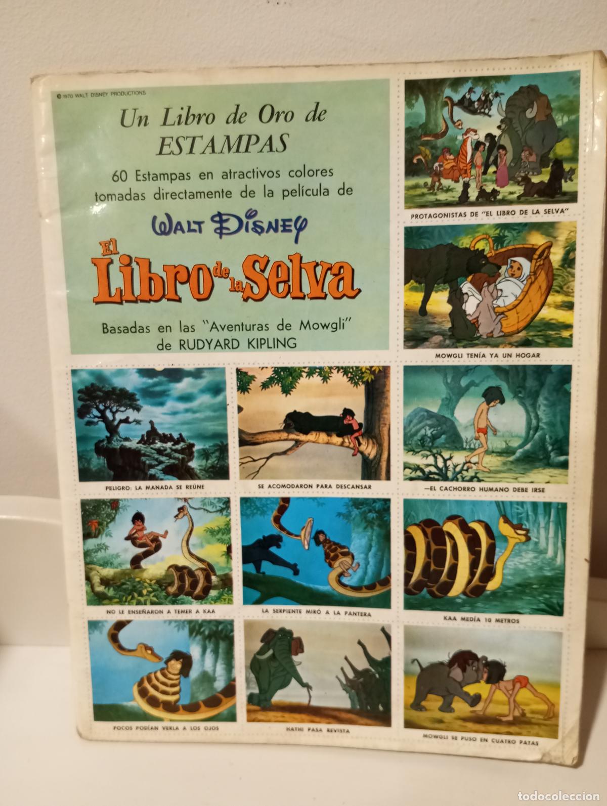 Libros: UN LIBRO DE ORO DE ESTAMPAS - EL LIBRO DE LA SELVA - 60 CROMOS - Foto 1
