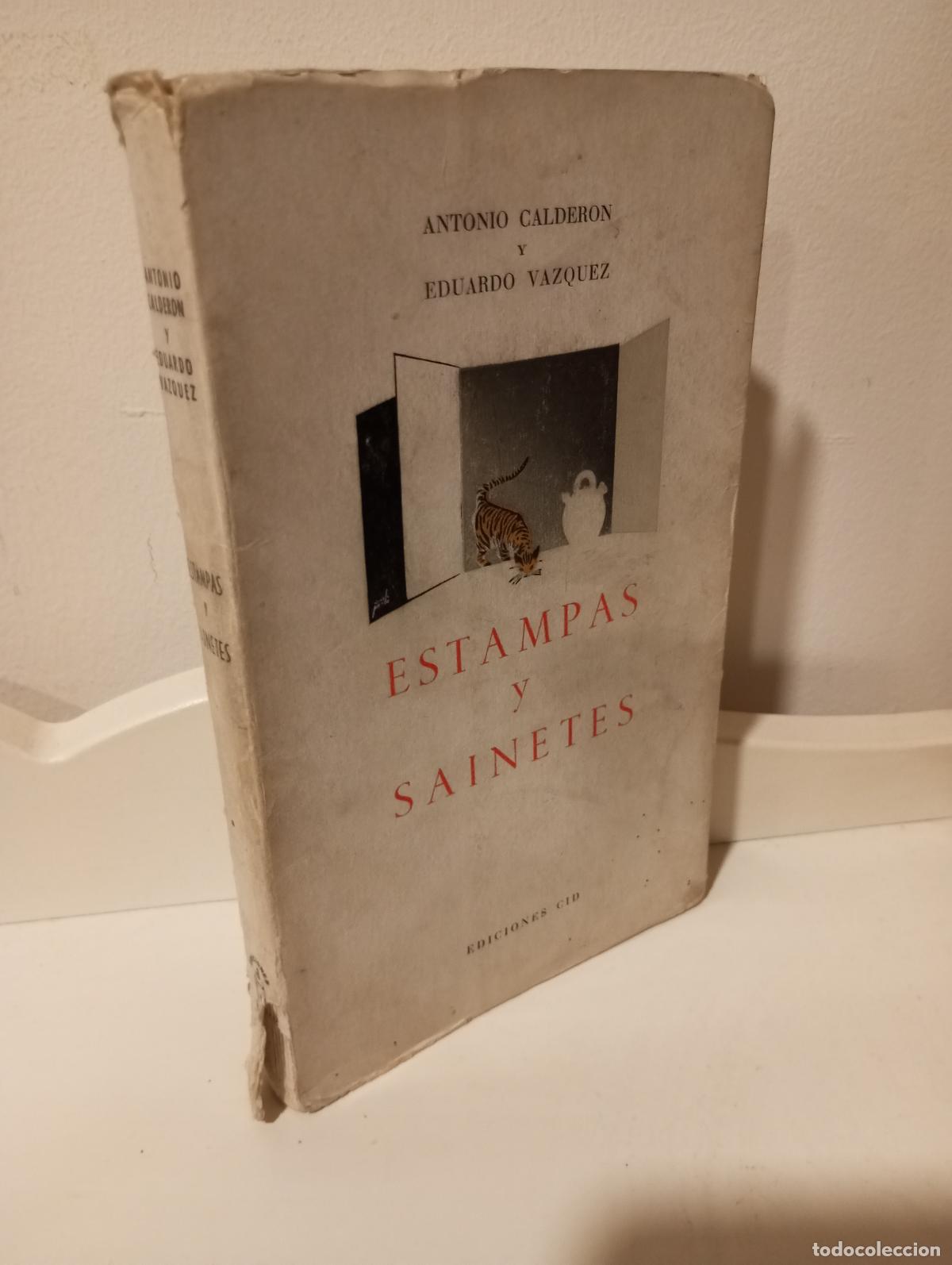 Libri di seconda mano: ESTAMPAS Y SAINETES (Ilustraciones de Mingote) - Calderon, Antonio / Vazquez, Eduardo