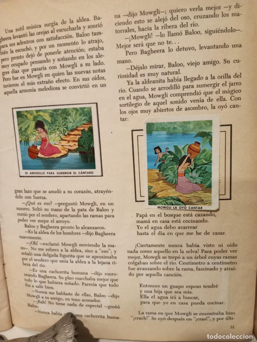 Libros: UN LIBRO DE ORO DE ESTAMPAS - EL LIBRO DE LA SELVA - 60 CROMOS - Foto 2