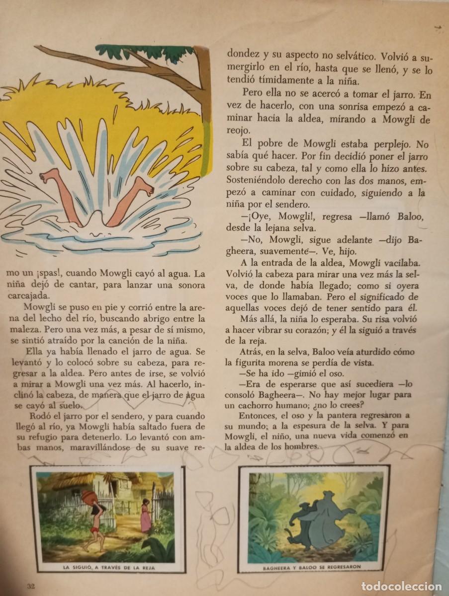 Libros: UN LIBRO DE ORO DE ESTAMPAS - EL LIBRO DE LA SELVA - 60 CROMOS - Foto 3