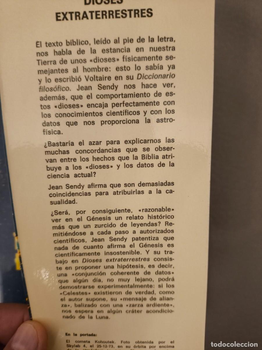 Libros: DIOSES EXTRATERRESTRES ( JEAN SENDY ) DAIMON 1976 - Foto 2