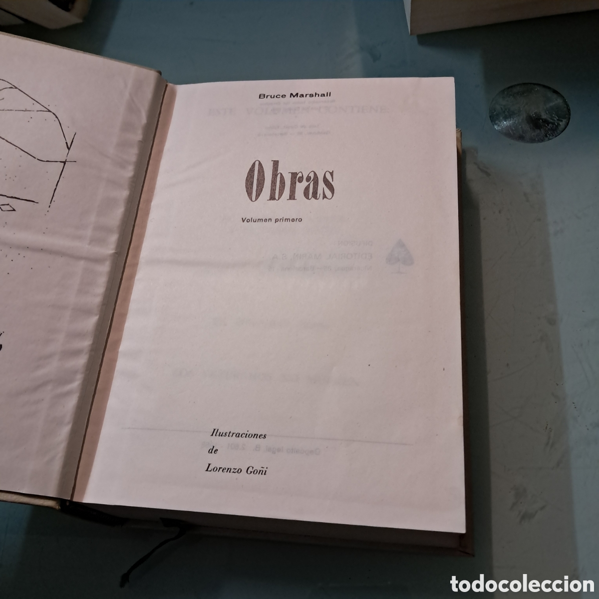Libros: Bruce Marshall, Obras, Volumen 1,Editorial Marin - Foto 2