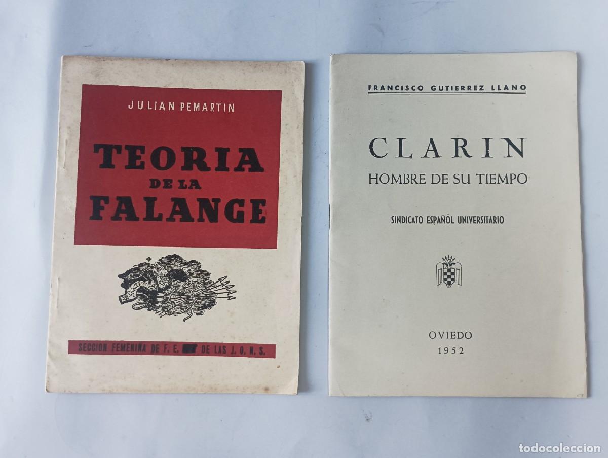 Libros: Lote dos libros Falange, a&ntilde;os 40. - Foto 1