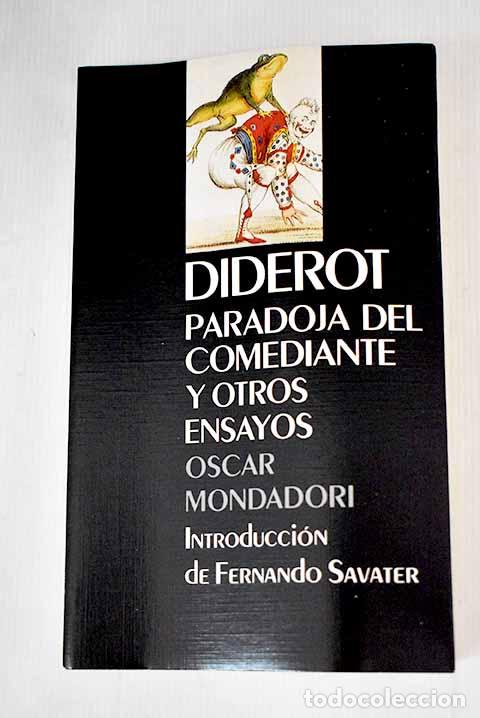 Libros: Paradoja del comediante y otros ensayos.- Diderot, Denis - Foto 1