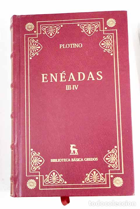 Libros: En&eacute;adas, III-IV: Plotino.- Plotino - Foto 1
