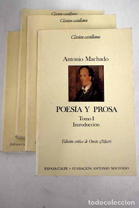 Libros: Poes&iacute;a y prosa: Machado, Antonio.- Machado, Antonio - Foto 1