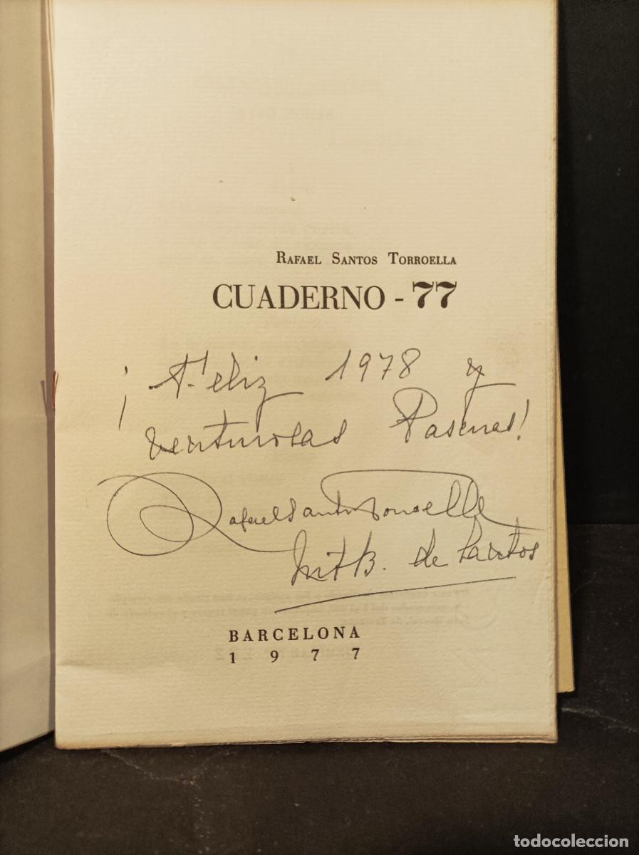 SANTOS TORROELLA, Rafael.- - Cuaderno 77.