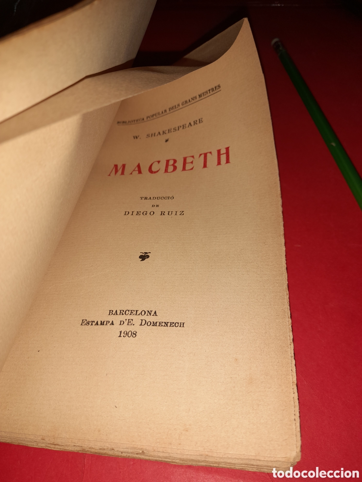 Libros: Macbeth por W. Shakespeare volumen VI - Foto 5