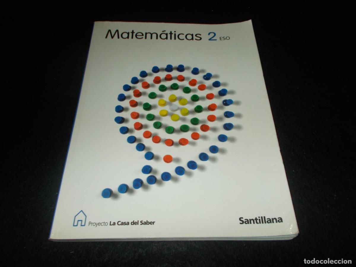 Libros: MATEM&Aacute;TICAS 2 ESO 2&ordm; Secundaria. Santillana 2008. Libro de Texto Escolar - Foto 1