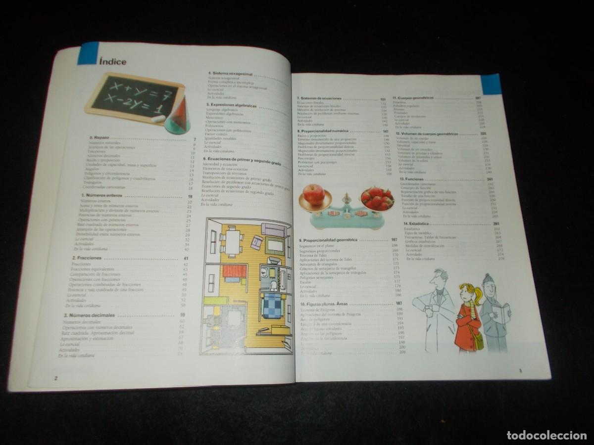 Libros: MATEM&Aacute;TICAS 2 ESO 2&ordm; Secundaria. Santillana 2008. Libro de Texto Escolar - Foto 3