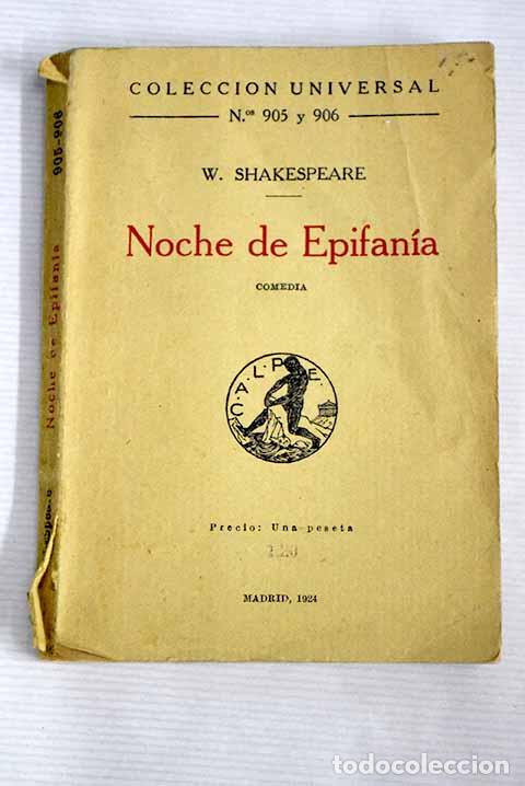 Libros: Noche de Epifan&iacute;a: comedia.- Shakespeare, William - Foto 1