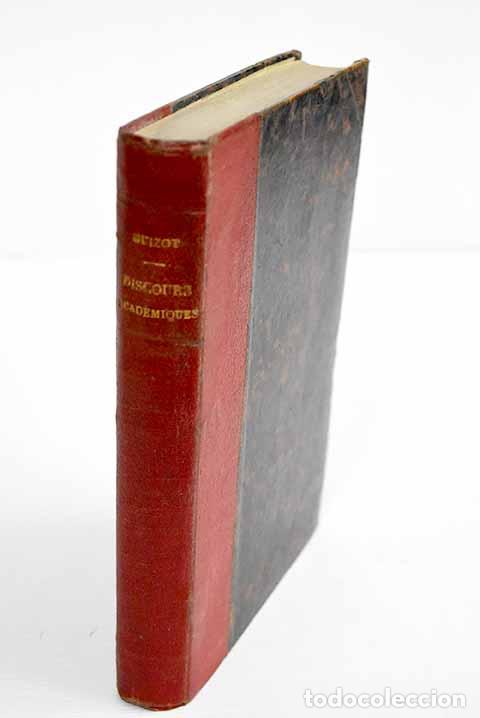 Libros: Discours acad&eacute;miques.- Guizot, Francois - Foto 1