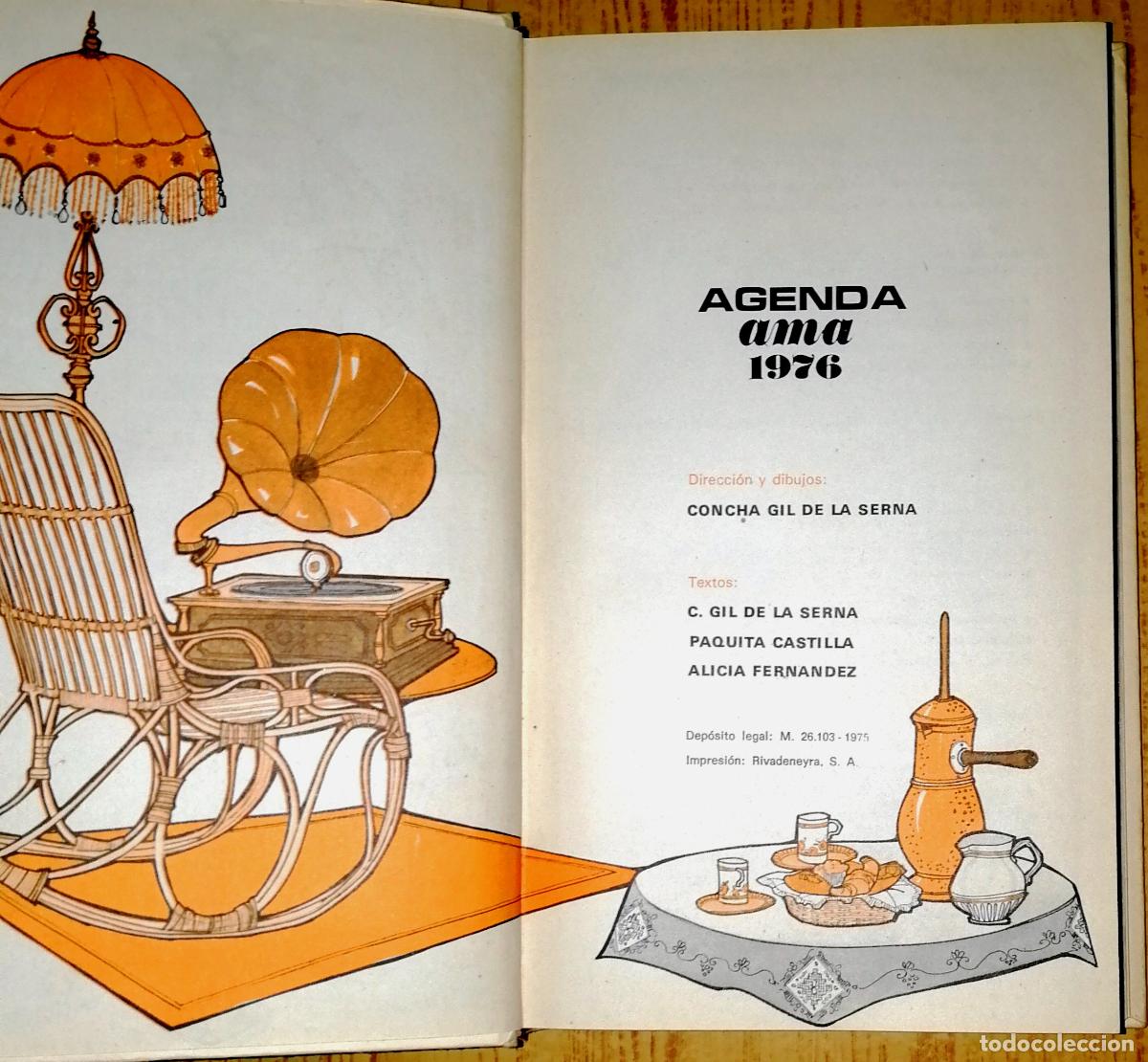 Libros: AGENDA AMA 1976 / Direcci&oacute;n y dibujos, Concha Gil de la Serna - Foto 2