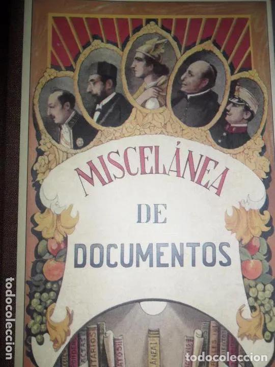 Libros: 83286612 - Miscel&aacute;nea de documentos, edici&oacute;n facs&iacute;mil, Estaban Paluzie - Foto 1