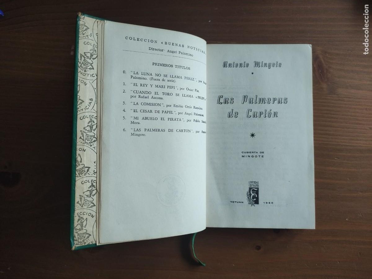 Libros: LAS PALMERAS DE CARTON. MINGOTE - Foto 5