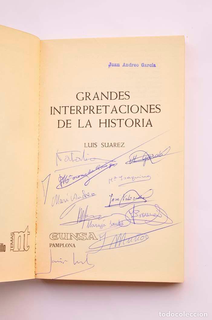 Libros: Grandes interpretaciones de la historia - SU&Aacute;REZ, Luis - Foto 2