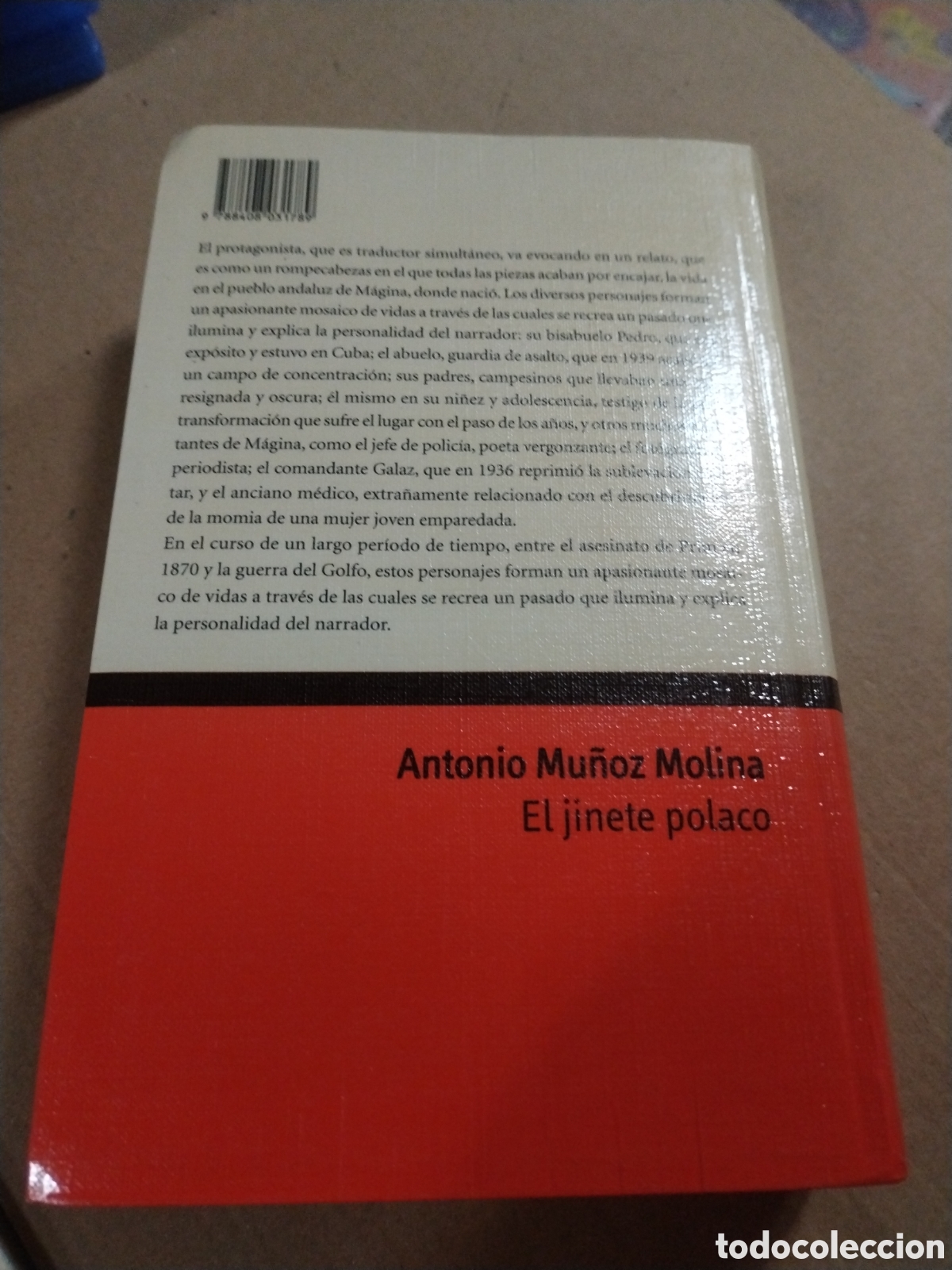 Libros: EL JINETE POLACO. ANTONIO MU&Ntilde;OZ MOLINA. - Foto 2