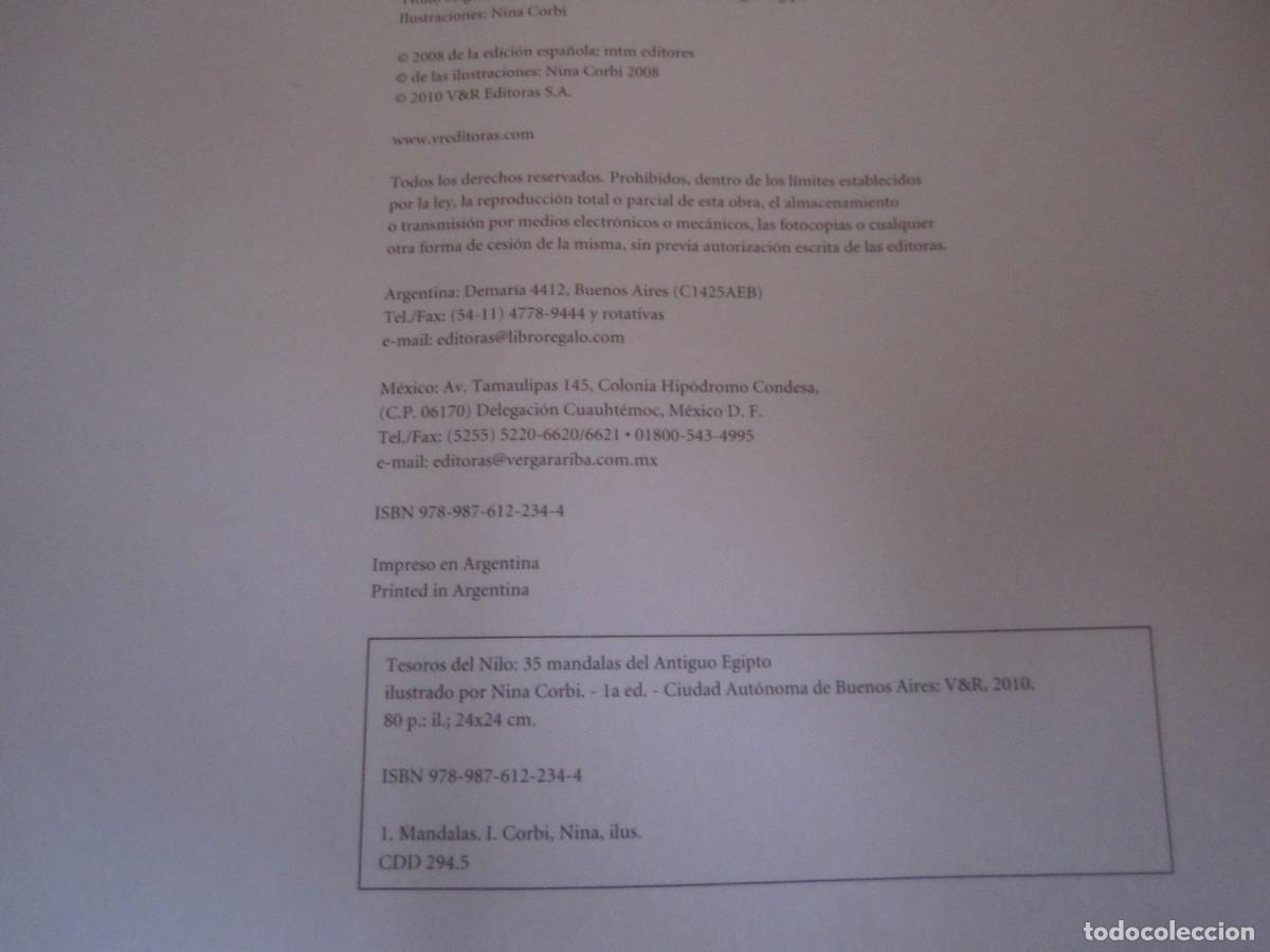 Libros: libro mandalas tesoros del nilo nina corbi - Foto 2