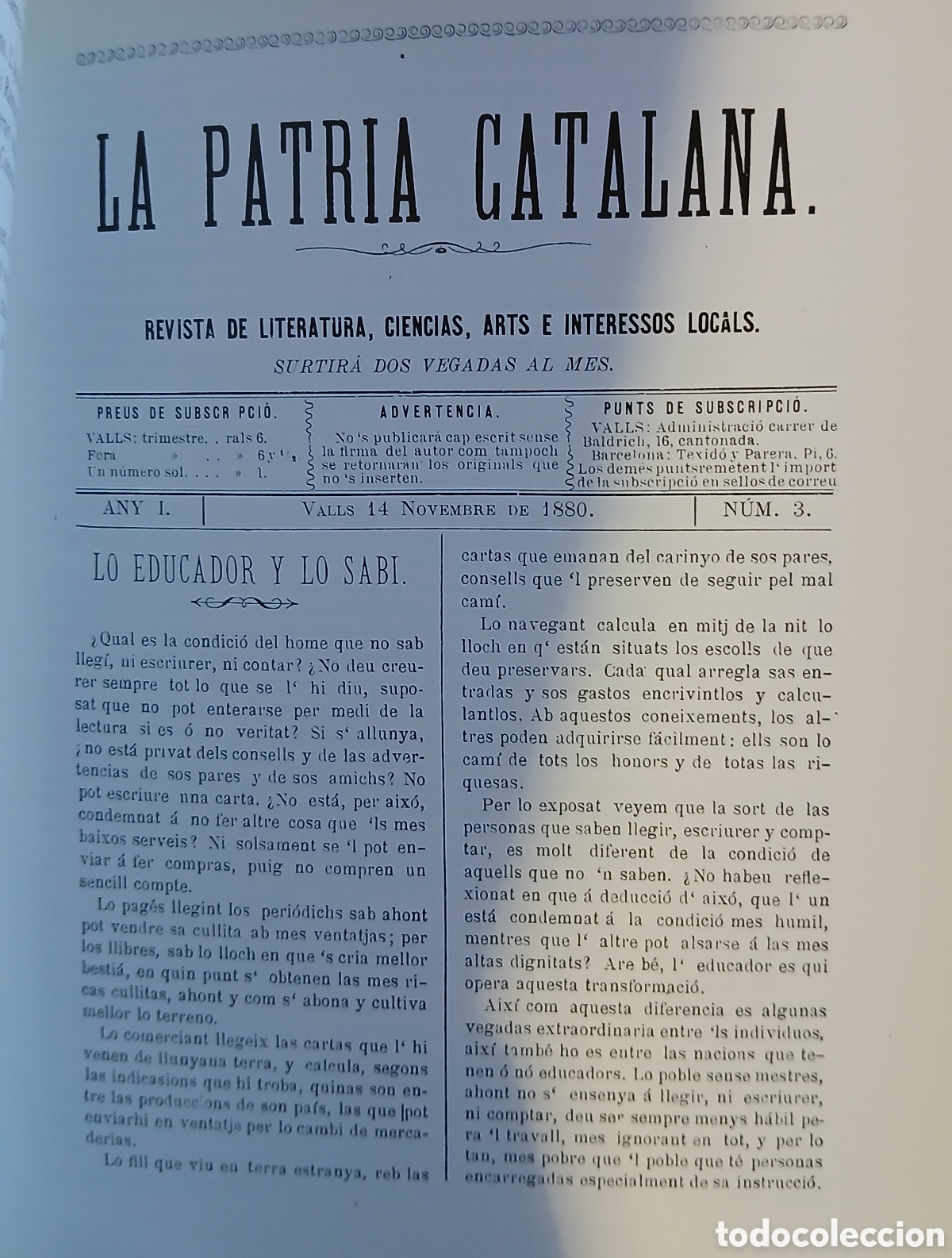 Libros: La Premsa de Valls al segle XIX - Foto 5
