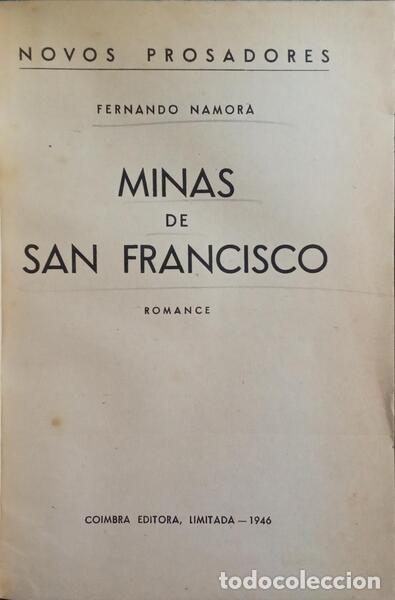 Libros: NAMORA. (Fernando) - MINAS DE SAN FRANCISCO. - Foto 1