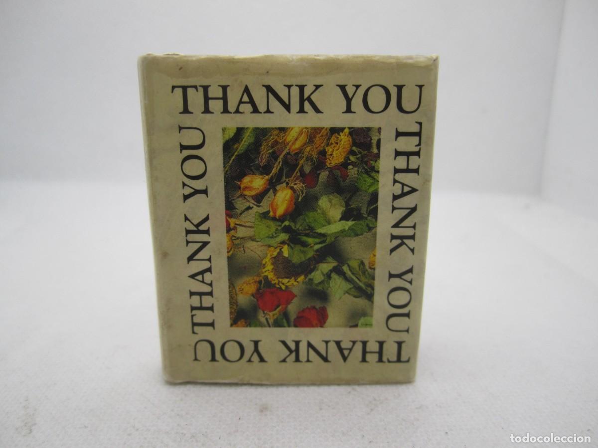 Libros: mini libro thank you 5 x 6 cm - Foto 1