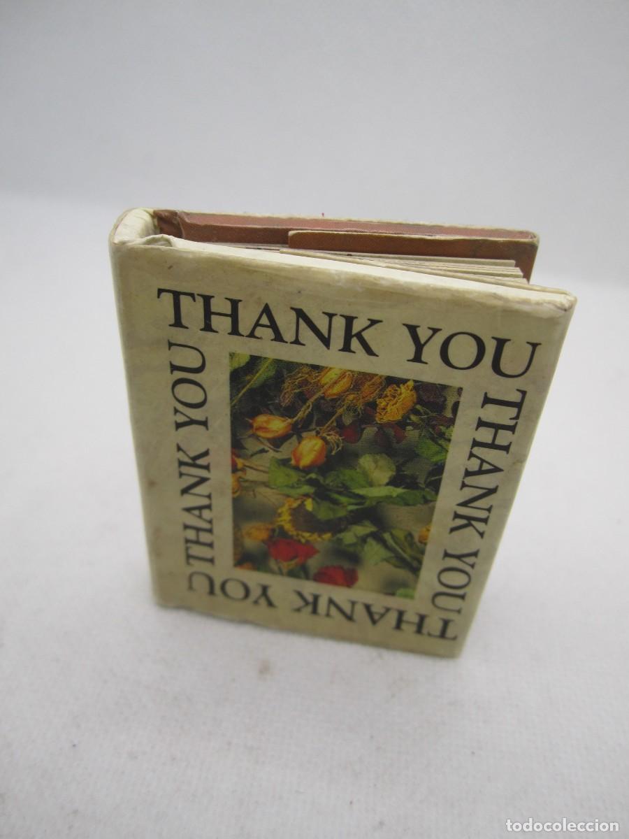 Libros: mini libro thank you 5 x 6 cm - Foto 4
