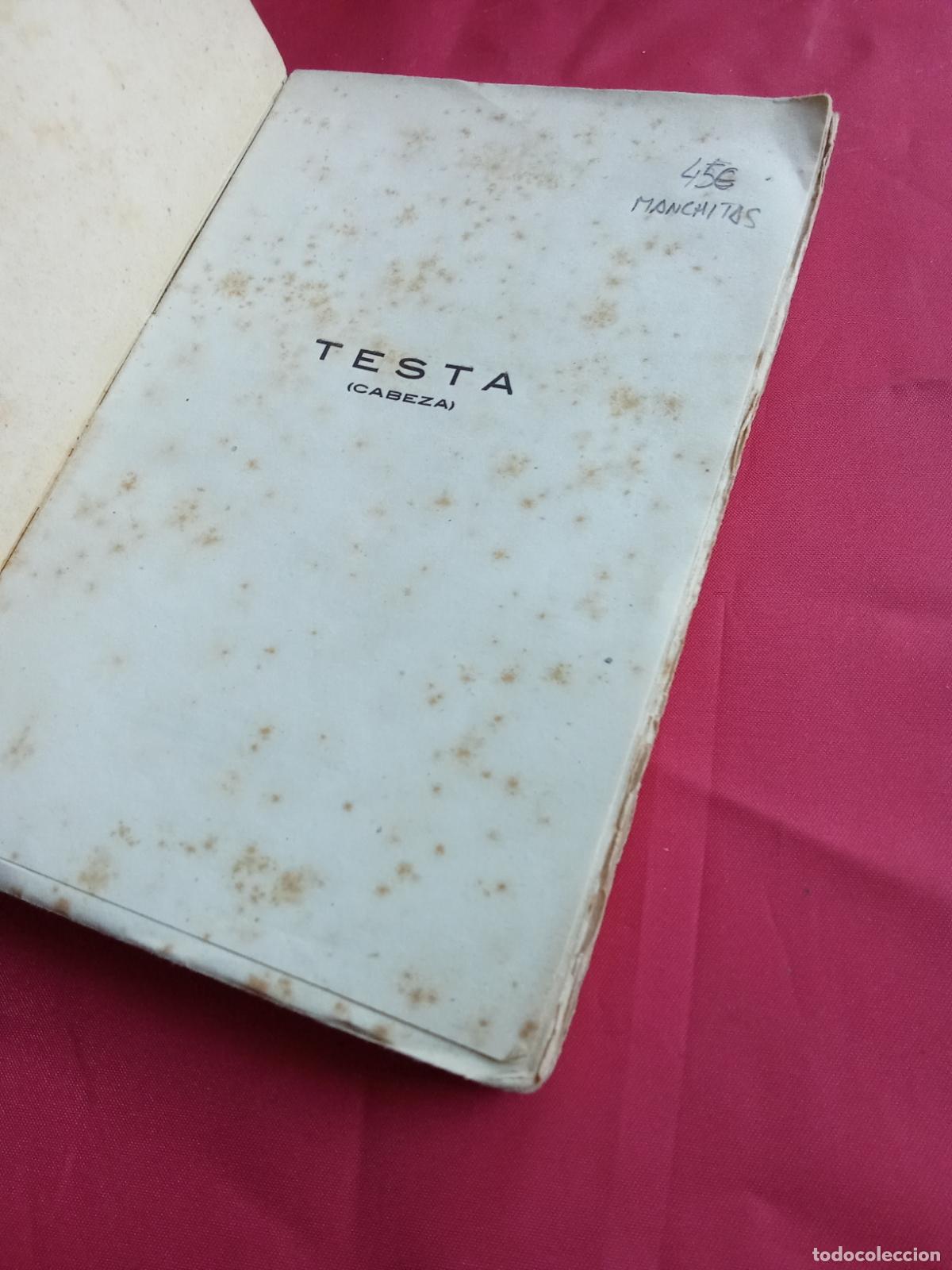 Libros: Testa (cabeza). Pablo Mantegazza L.3116-1352 - Foto 4