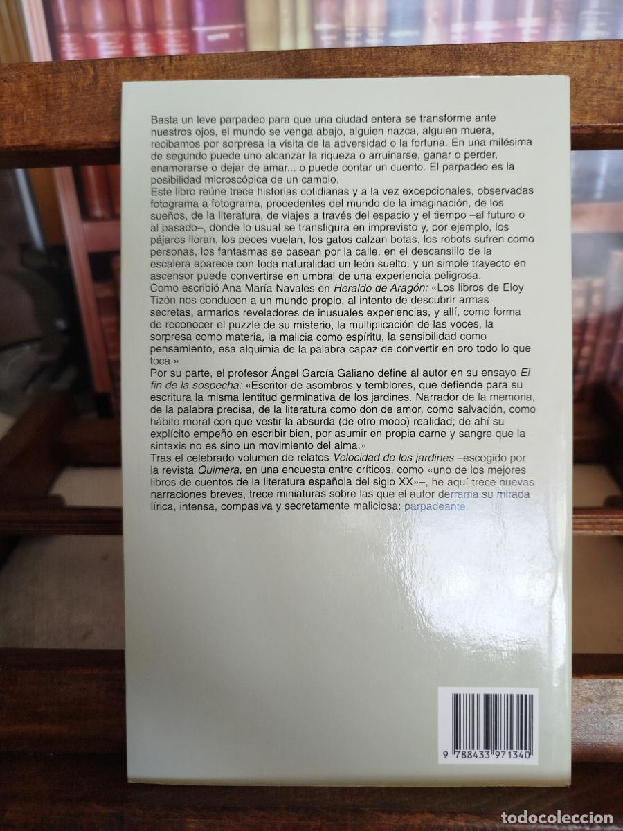 Libros: Parpadeos - Tiz&oacute;n, Eloy - Foto 2