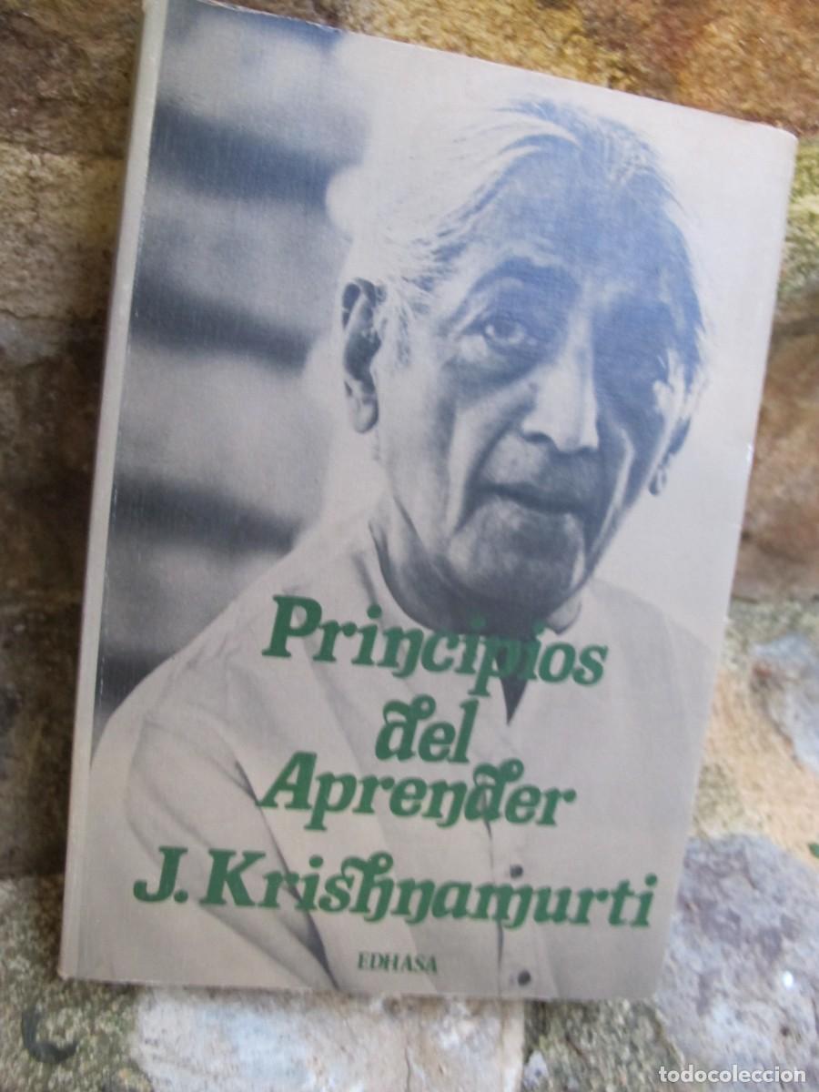 Libros: PRINCIPIOS DEL APRENDER. J. KRISHNAMURTI - Foto 1