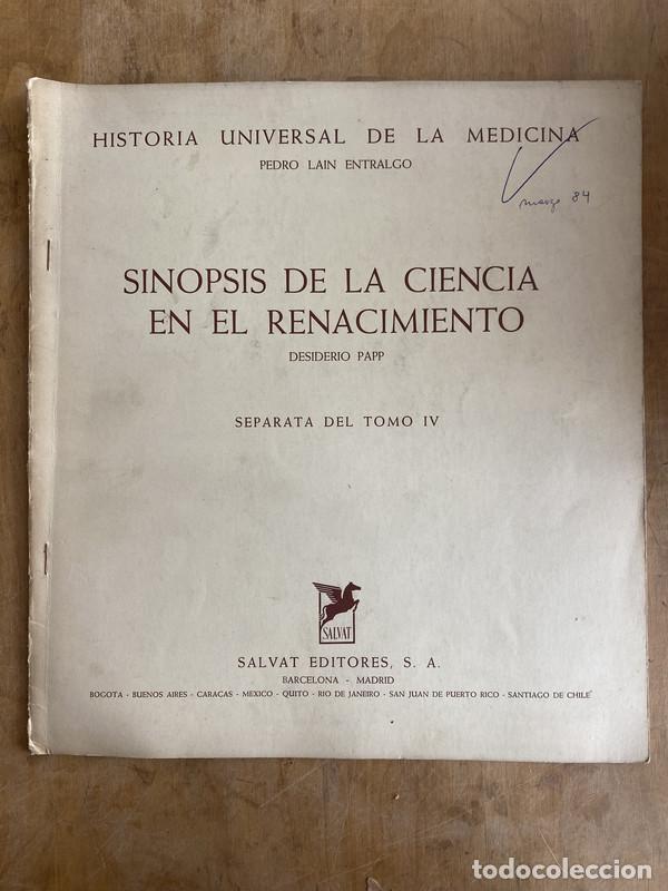 Libros: Sinopsis de la ciencia en el renacimiento - Papp, Desiderio - Foto 2