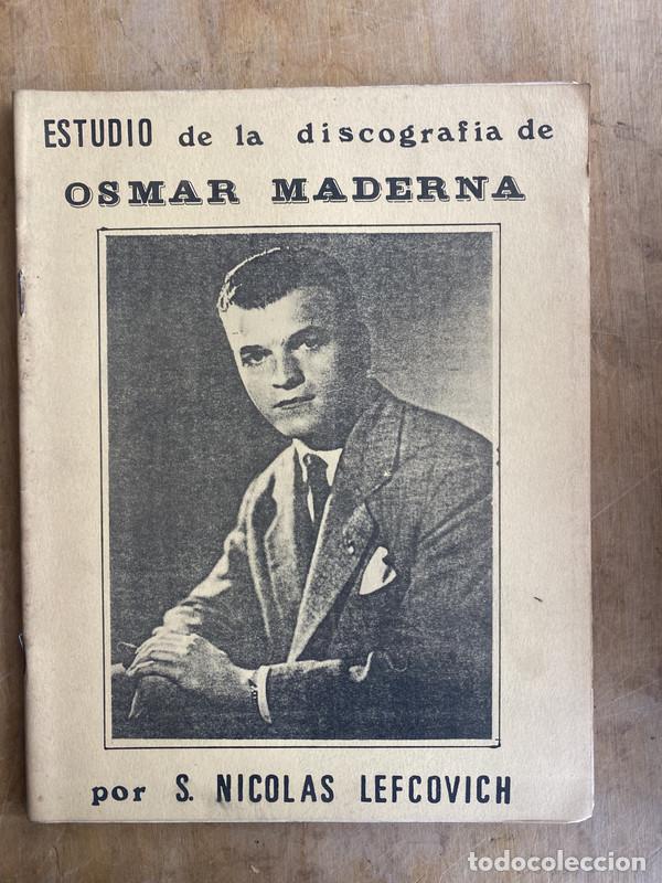 Libros: Estudio de la discografia de Osmar Maderna - Lefcovich, Nicolas. S - Foto 2