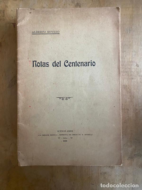 Libros: Notas del centenario - Rovero, Alberto - Foto 2