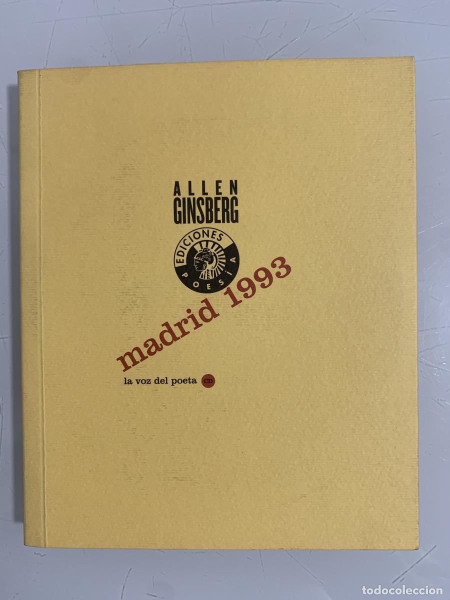 Libros: MADRID 1993 (contiene CD) edici&oacute;n biling&uuml;e - Allen Ginsberg - Foto 1