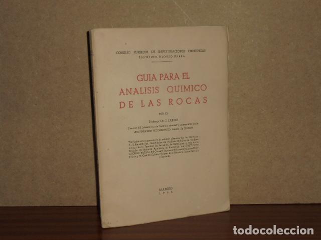 Libri di seconda mano: GU&Iacute;A PARA EL AN&Aacute;LISIS QU&Iacute;MICO DE LAS ROCAS - Jakob, J.