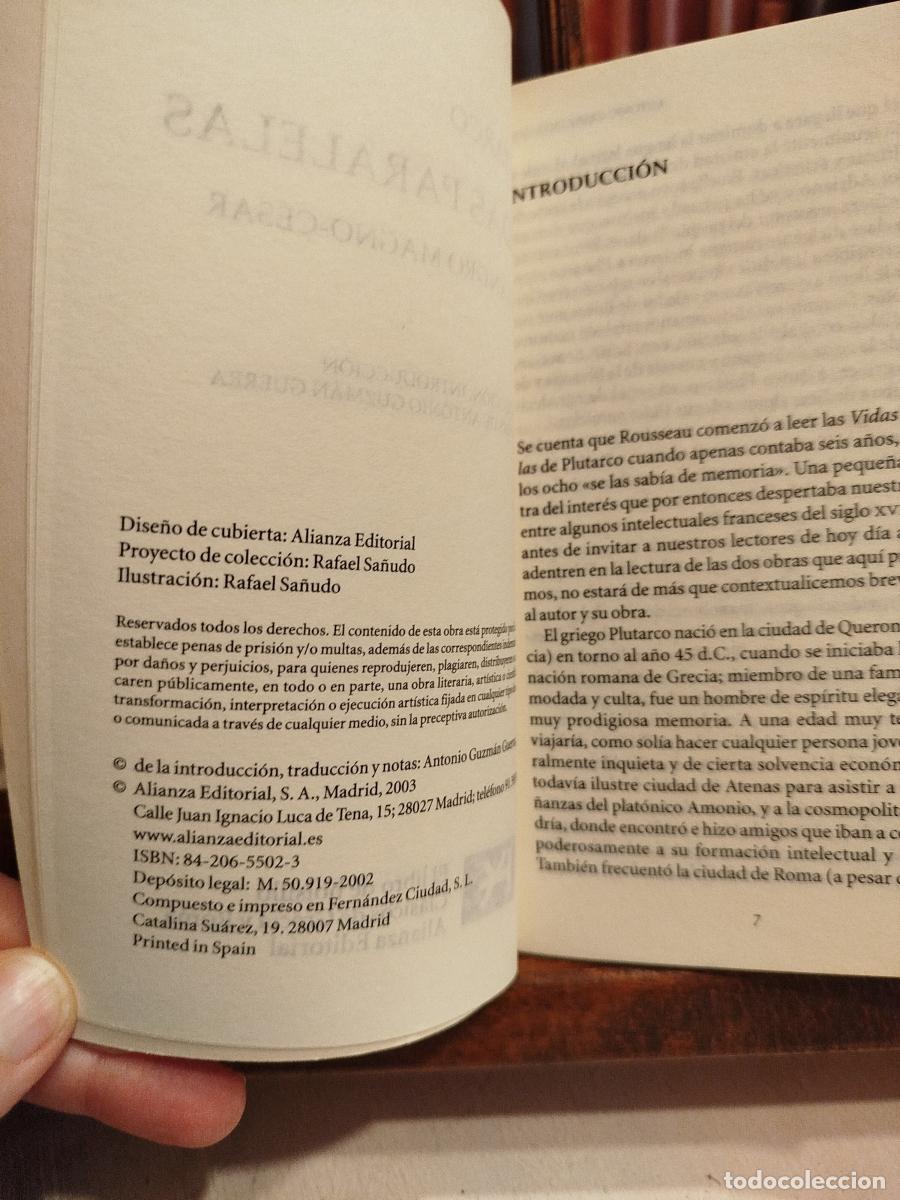 Libros: Vidas paralelas: Alejandro Magno-C&eacute;sar - Plutarco - Foto 5