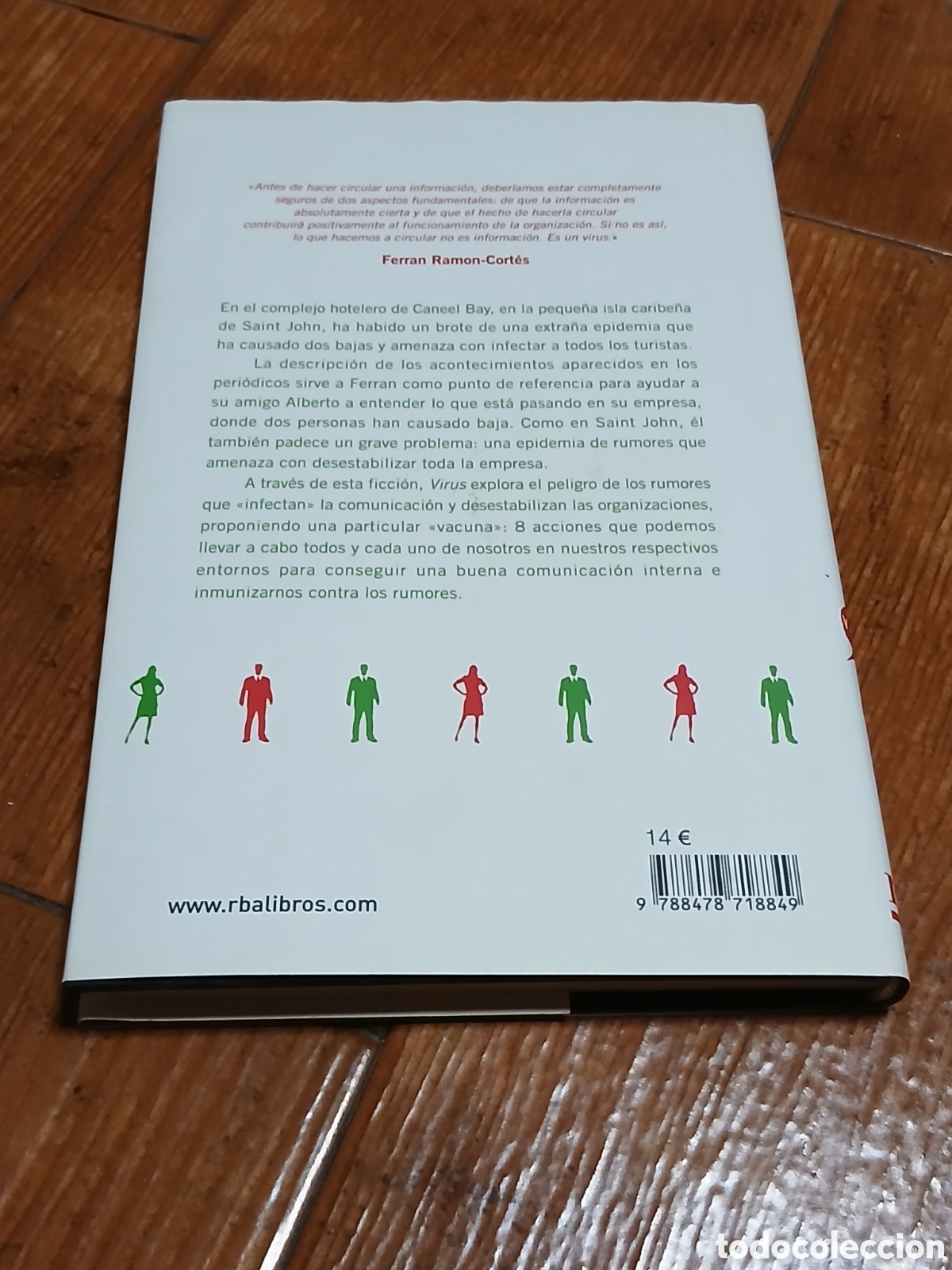 Libros: Libro Virus -Ferran Ram&oacute;n Cort&eacute;s- Editorial RBA (1&deg; Edici&oacute;n 2.007,) - Foto 2