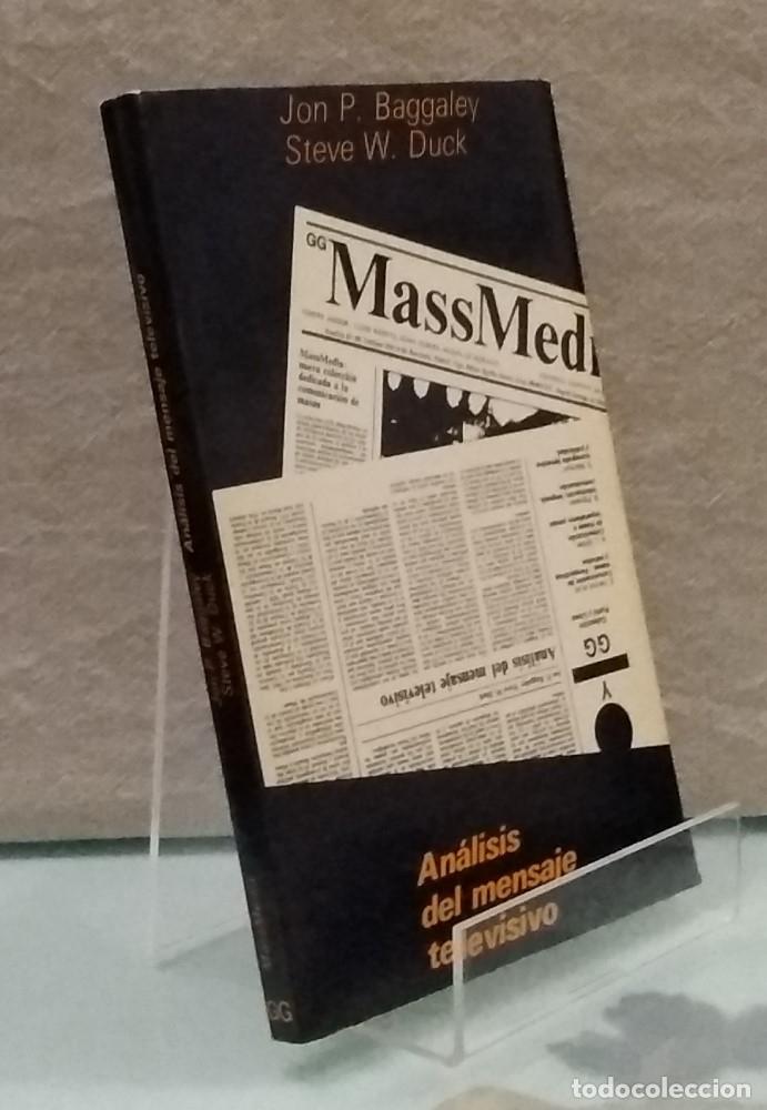Libros: An&aacute;lisis del mensaje televisivo - Jon P. Baggaley y Steve W. Duck