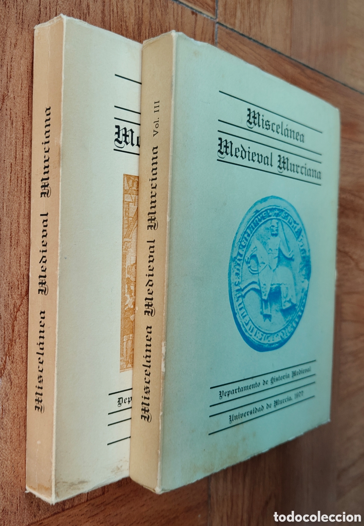 Libros: Miscel&aacute;nea Medieval Murciana 1973 y 1977 � 2 Tomos - VV. AA. - Foto 2