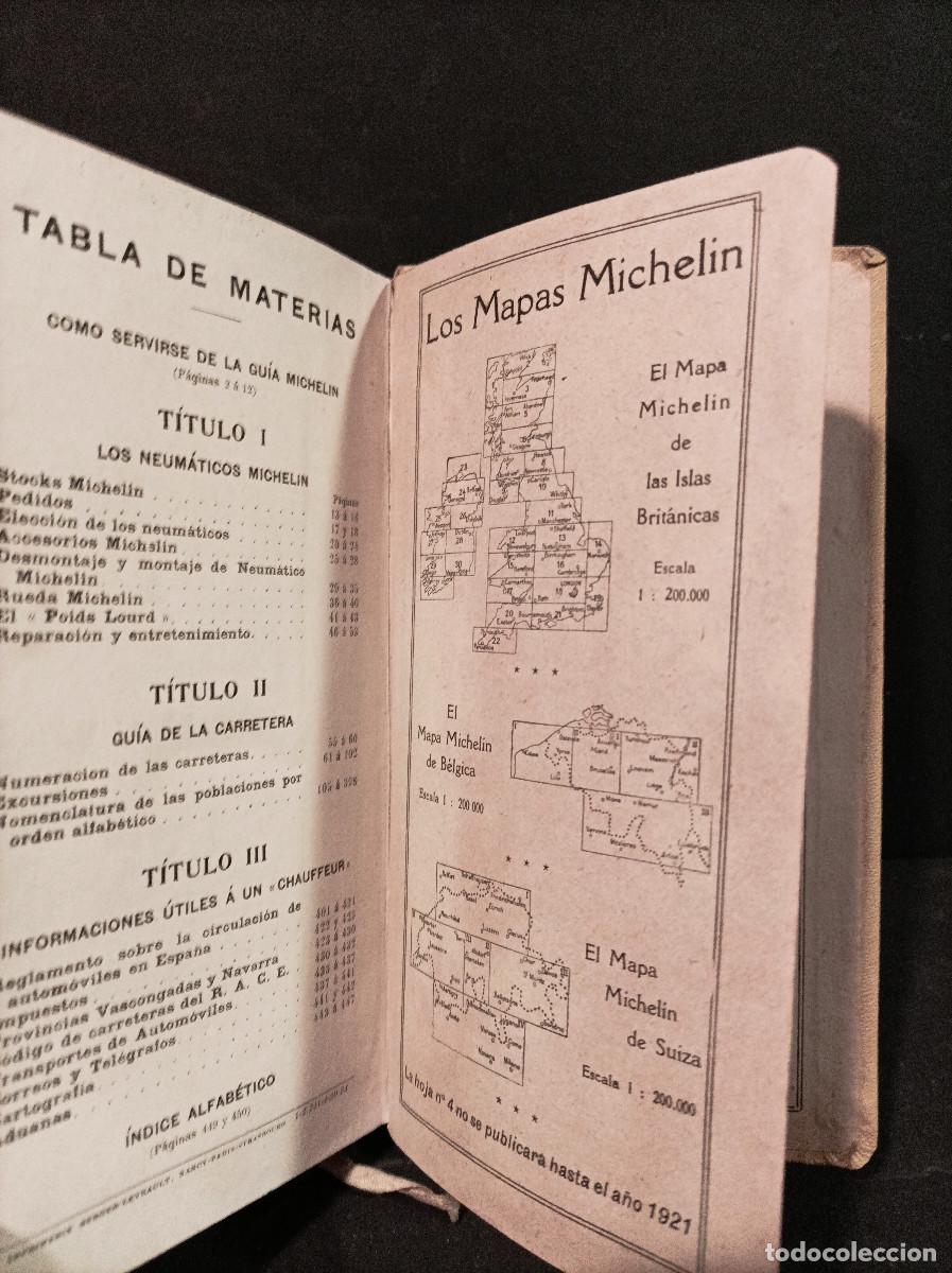 Libros: GUIA MICHELIN.- - Guia Michelin Espa&ntilde;a-1920. - Foto 6